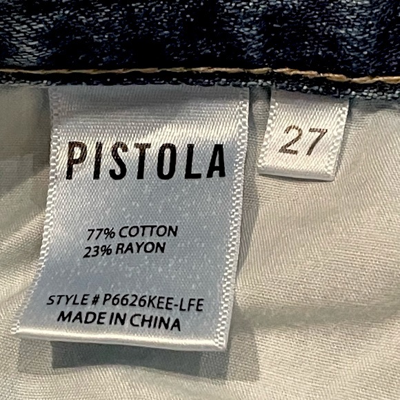 Anthropologie Pistola High Rise Distressed Boyfriend Jeans Sz. 27 - Picture 8 of 9